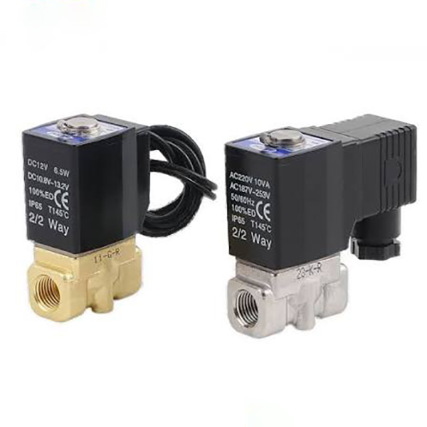 2/2-cestný kvapalinový solenoidový ventil série 2S (priamočinný + pilotný)
