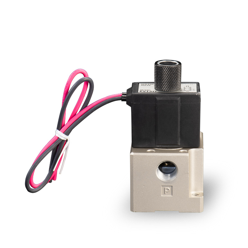 VT317 3portový solenoidový ventil/priamo ovládaný tanierový typ
